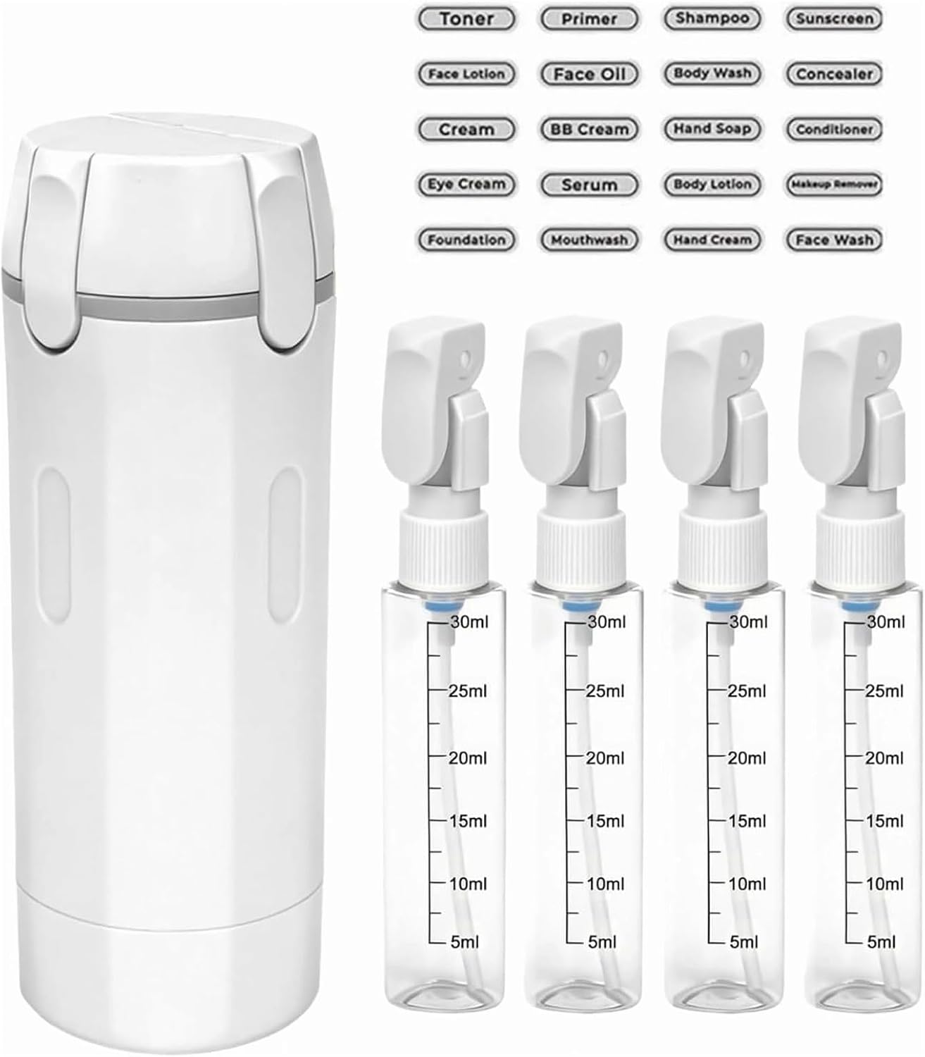 MySerava™ 4-in-1 Travel Dispenser Bottle