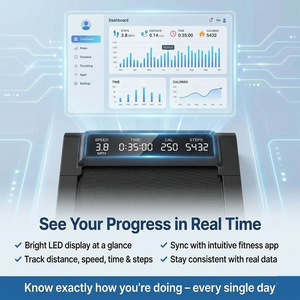 Myserava™ Step-Tracking Walking & Recovery Pad