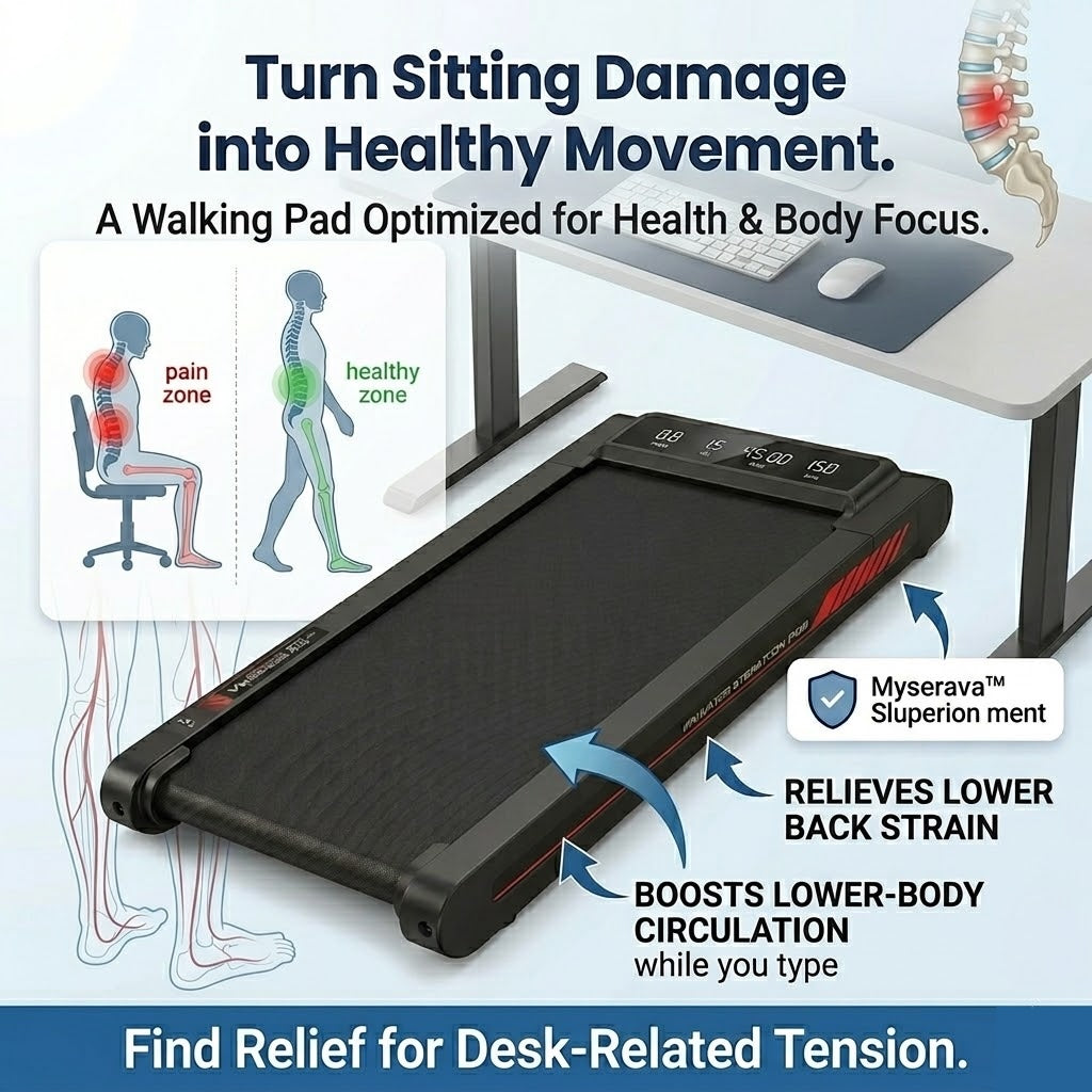 Myserava™ Step-Tracking Walking & Recovery Pad