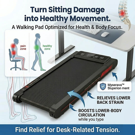 Myserava™ Step-Tracking Walking & Recovery Pad