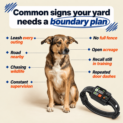 Myserava™ Wireless Yard Boundary Collar