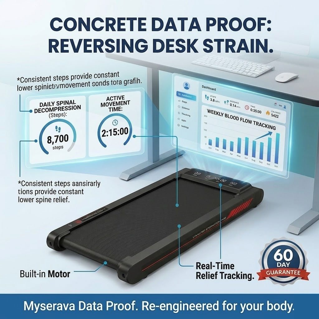 Myserava™ Step-Tracking Walking & Recovery Pad