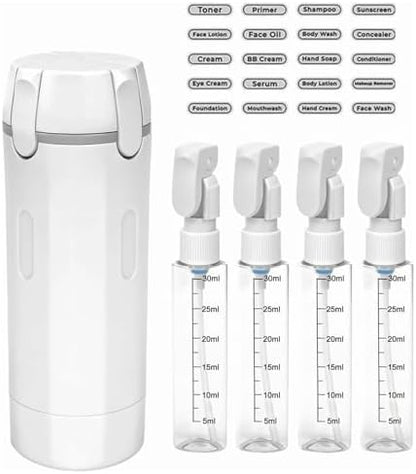 MySerava™  4-in-1 Travel Dispenser Bottle