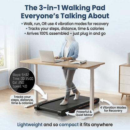 Myserava™ Step-Tracking Walking & Recovery Pad