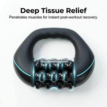 MySerava™ PowerGlide U-Roller – Electric Percussion Muscle Massager
