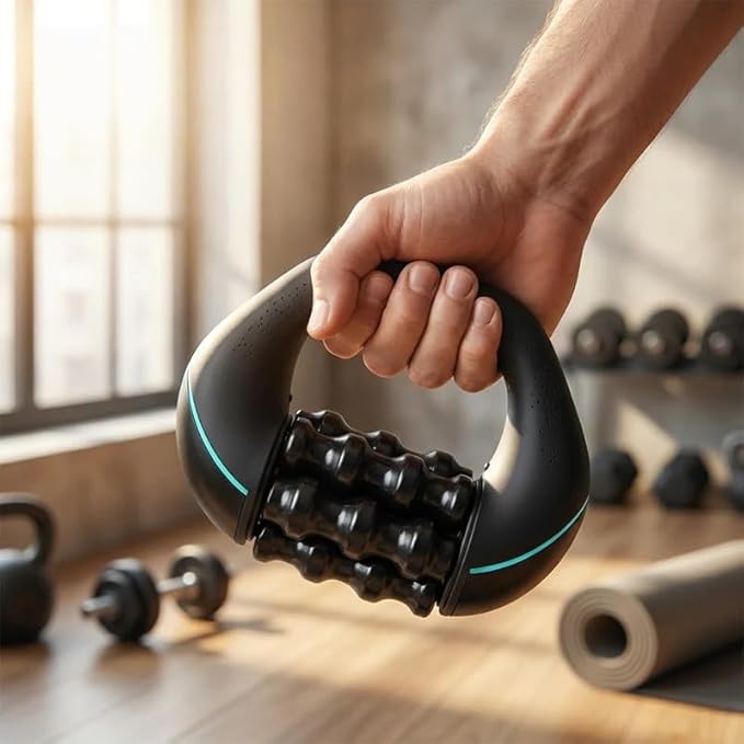 MySerava™ PowerGlide U-Roller – Electric Percussion Muscle Massager