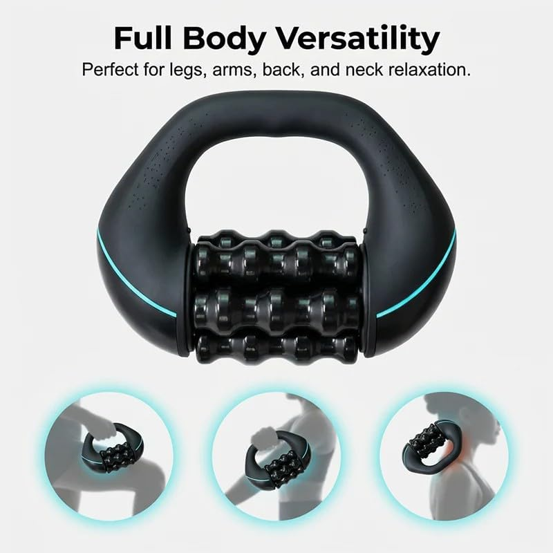 MySerava™ PowerGlide U-Roller – Electric Percussion Muscle Massager