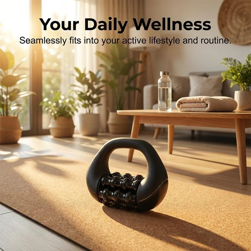MySerava™ PowerGlide U-Roller – Electric Percussion Muscle Massager