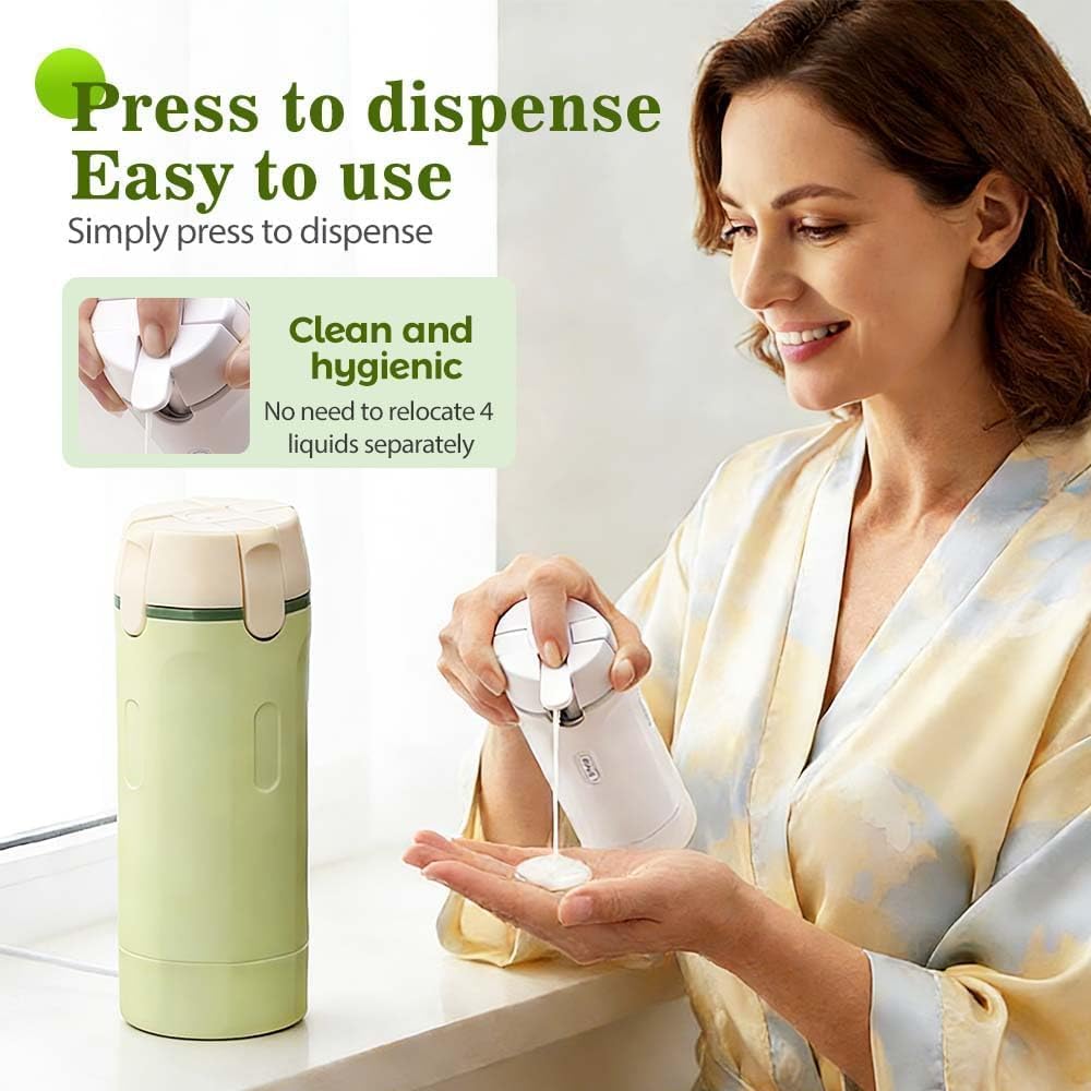 MySerava™  4-in-1 Travel Dispenser Bottle