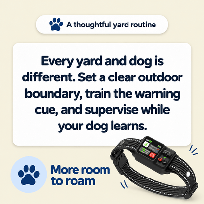 Myserava™ Wireless Yard Boundary Collar