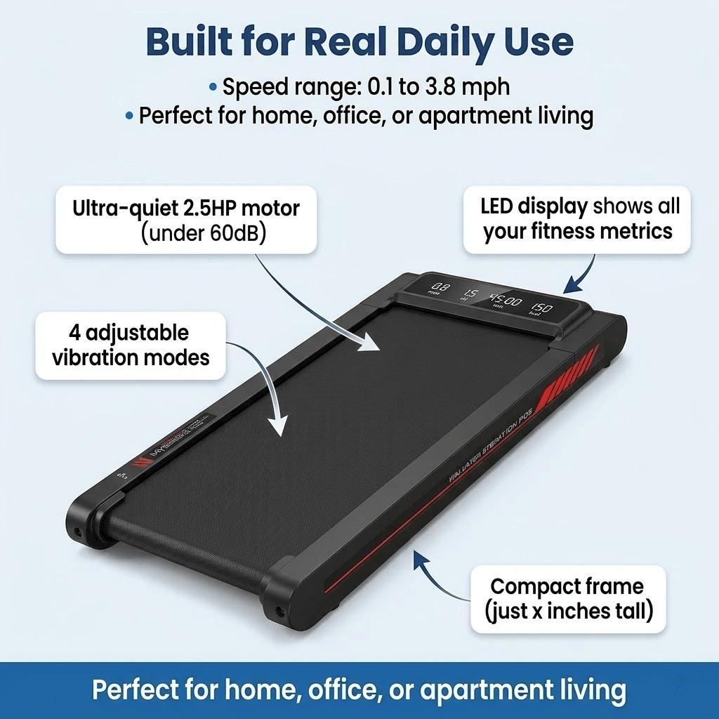 Myserava™ Step-Tracking Walking & Recovery Pad