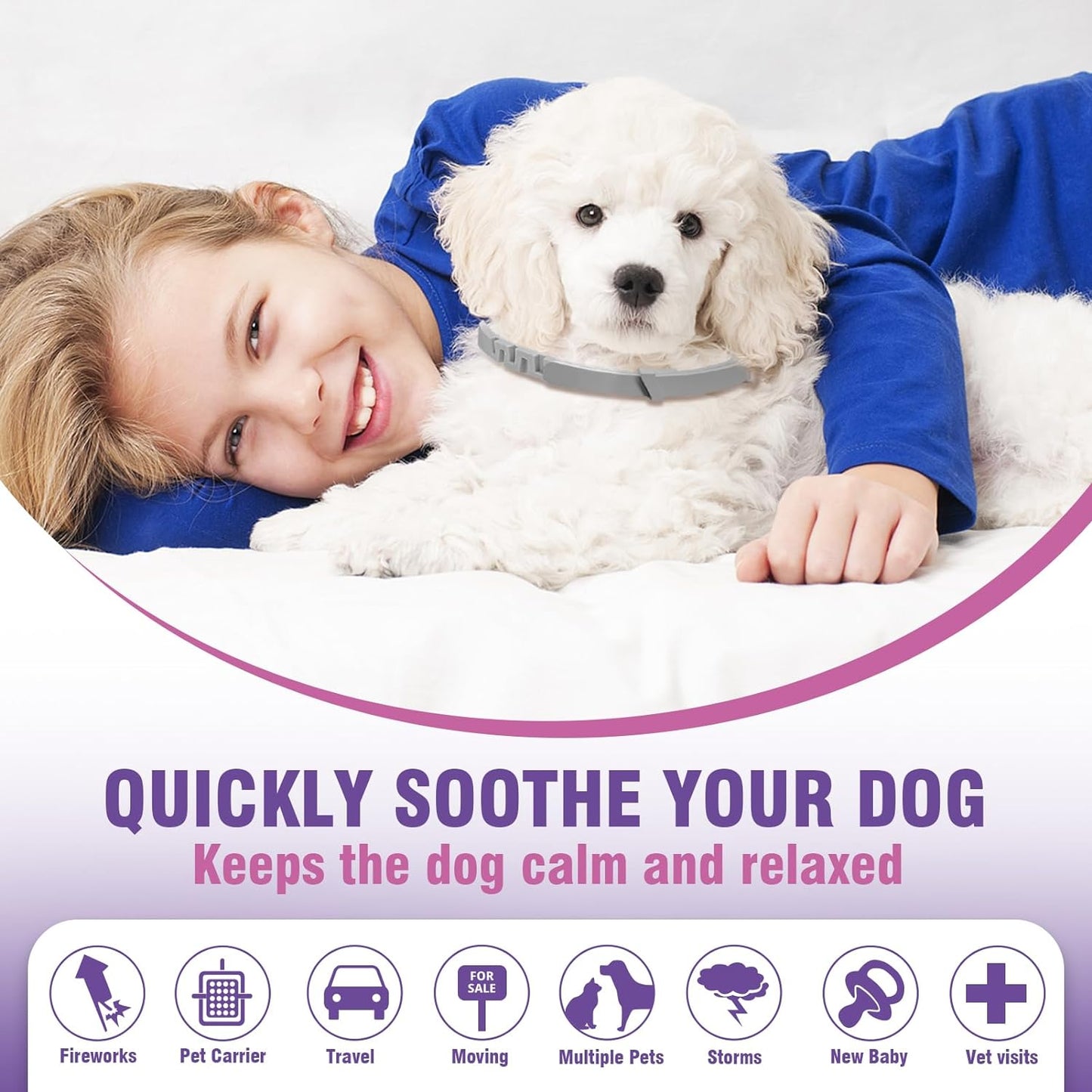 CalmPaw™ Calming Collar for Dogs