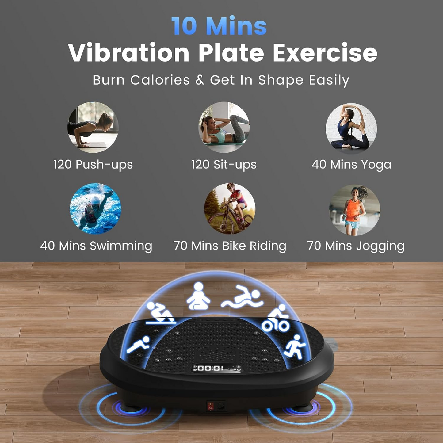 Myserava™ Whole Body Vibration Plate