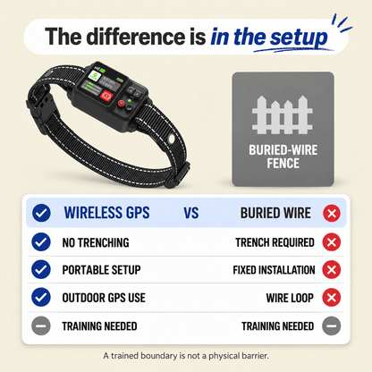 Myserava™ Wireless Yard Boundary Collar