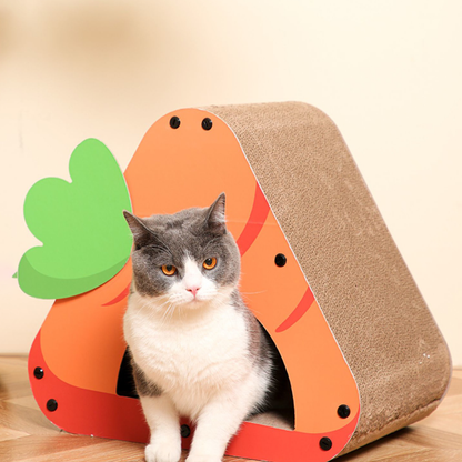 Vegetable Cat Scratching Board