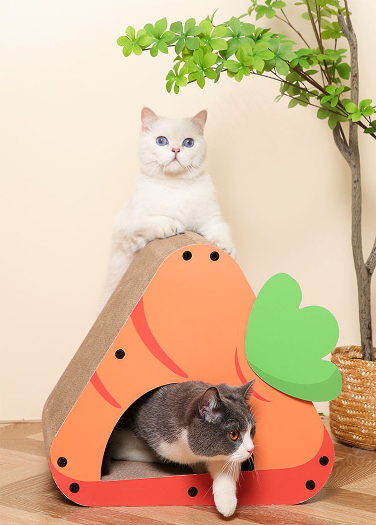 Vegetable Cat Scratching Board
