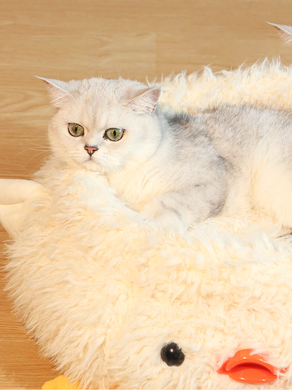 Yellow Duck Cute Cat Bed