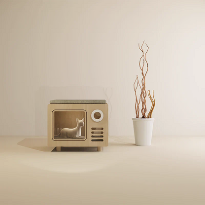 TV Stand Styled Cat Cave Beds