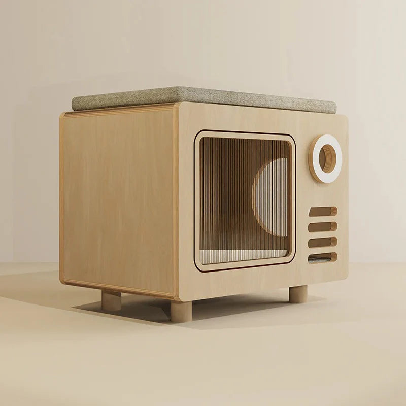 TV Stand Styled Cat Cave Beds