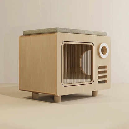 TV Stand Styled Cat Cave Beds