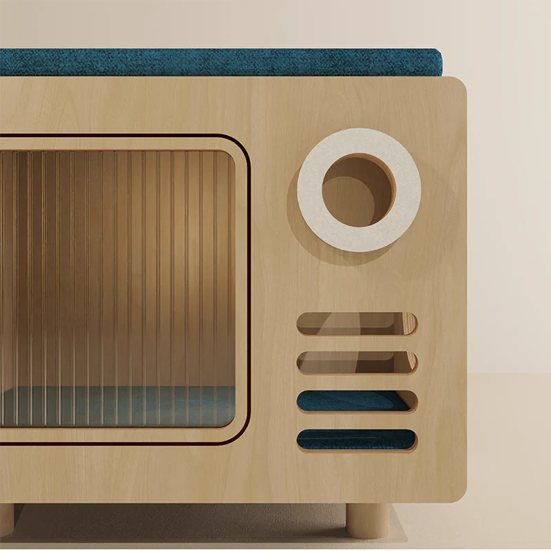 TV Stand Styled Cat Cave Beds