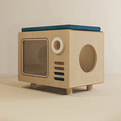 TV Stand Styled Cat Cave Beds