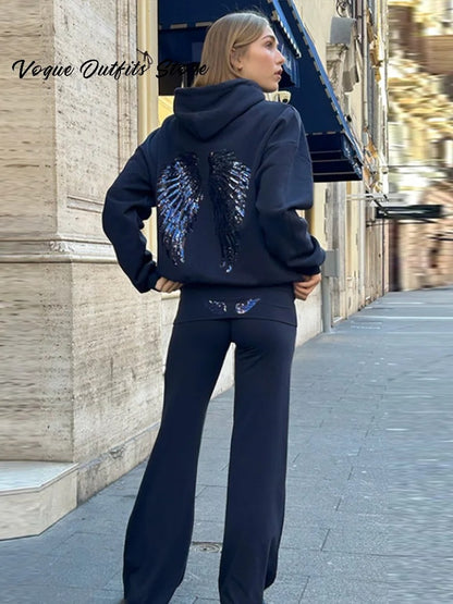 Viral ShinyWing™ 2-Piece Hoodie Set